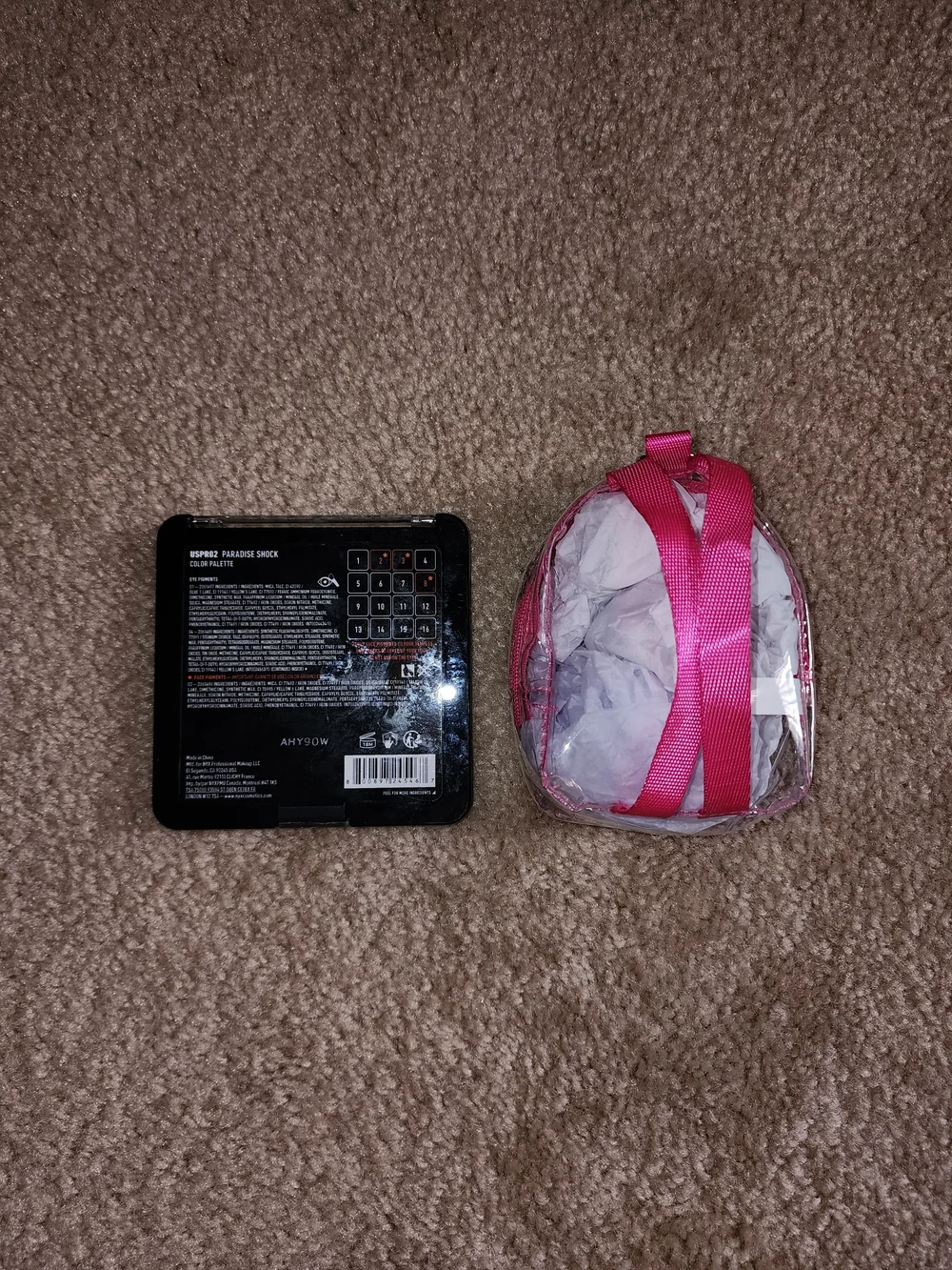 NYX Ultimate Paradise Shock Eyeshadow Palette with Pink NYX Pouch $30 NWT/SEALED